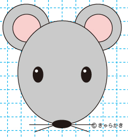 ネズミの描き方（初級）完成01